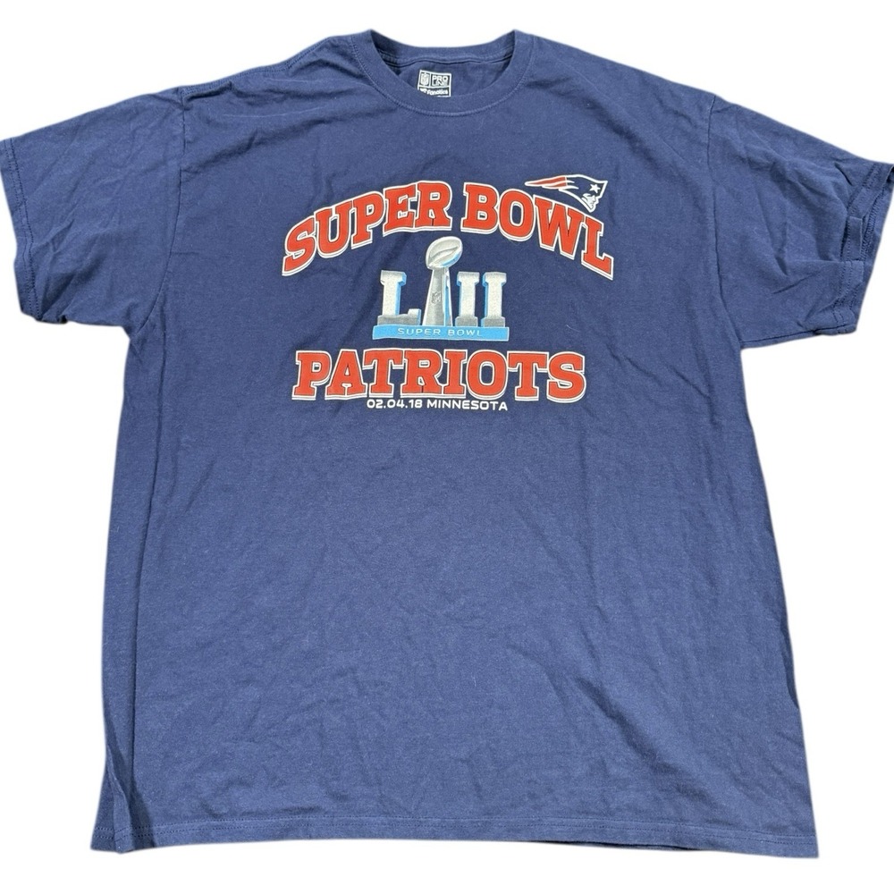 New England Patriots XL T-Shirt Super Bowl LIII Champion 2018 Fanatics Proline